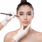 doctor-drawing-marks-on-female-face-before-procedu-5QEJFLB.png